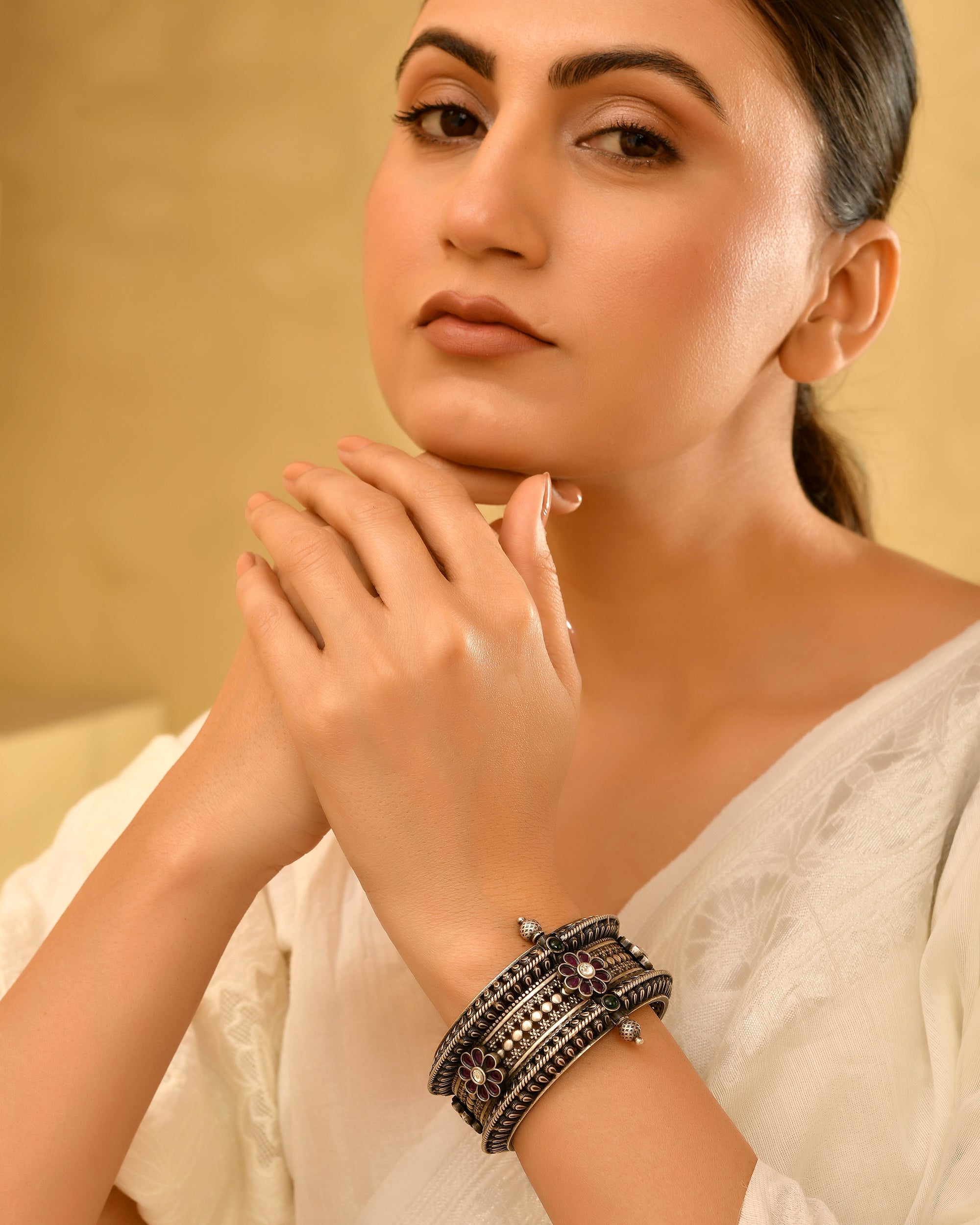 Devanshi Heritage 925 Silver Bangle
