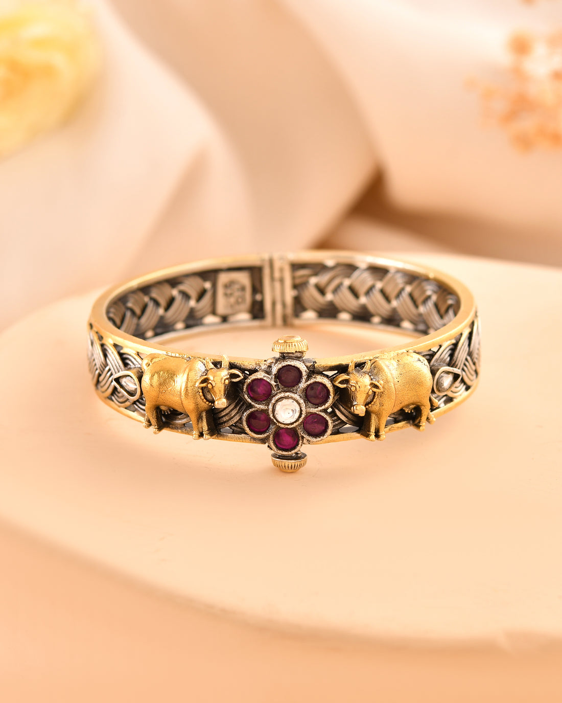 Nandani Golden touch 925 Silver Bangle