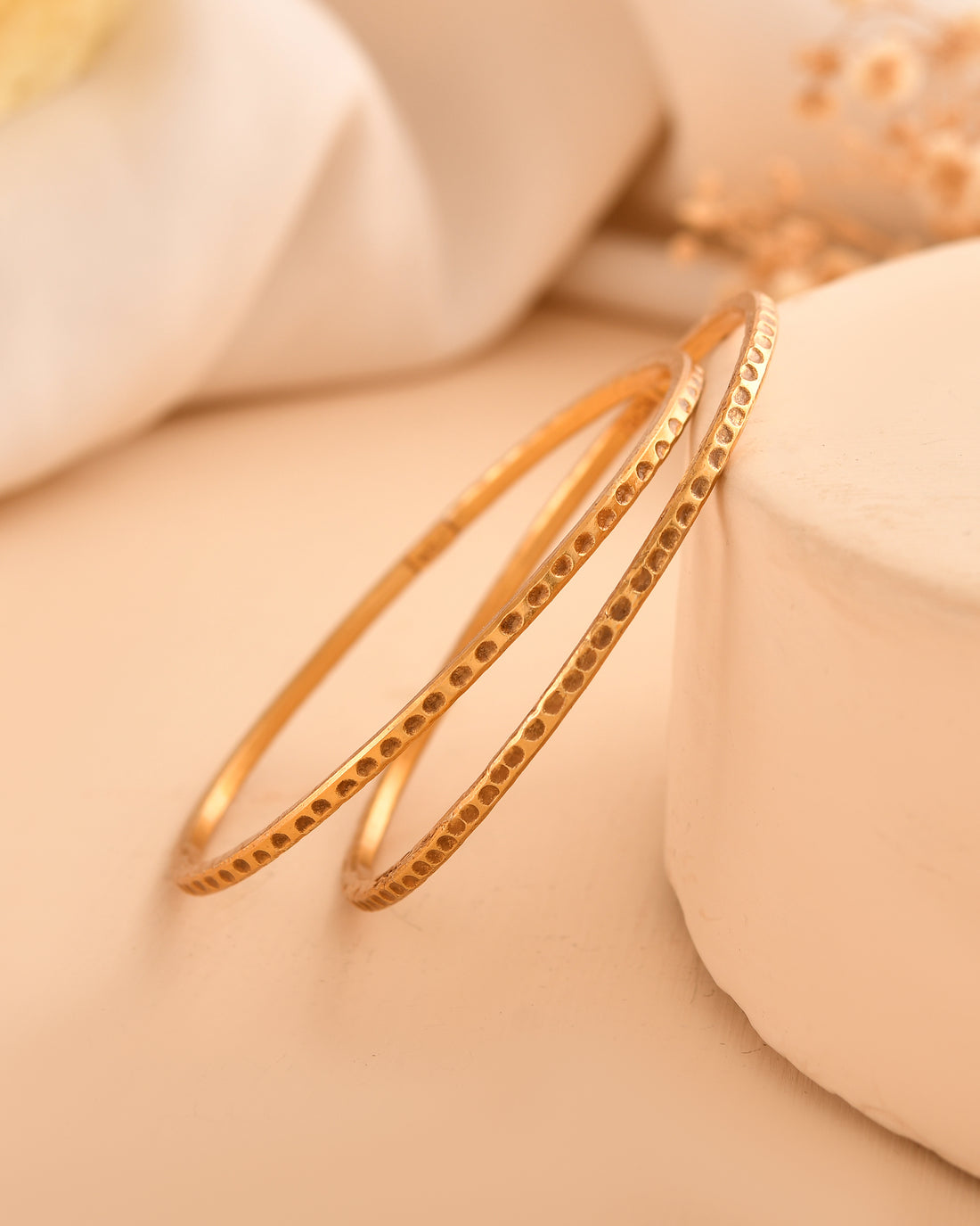 Saanvi Micron Gold Plated 925 Silver Bangle