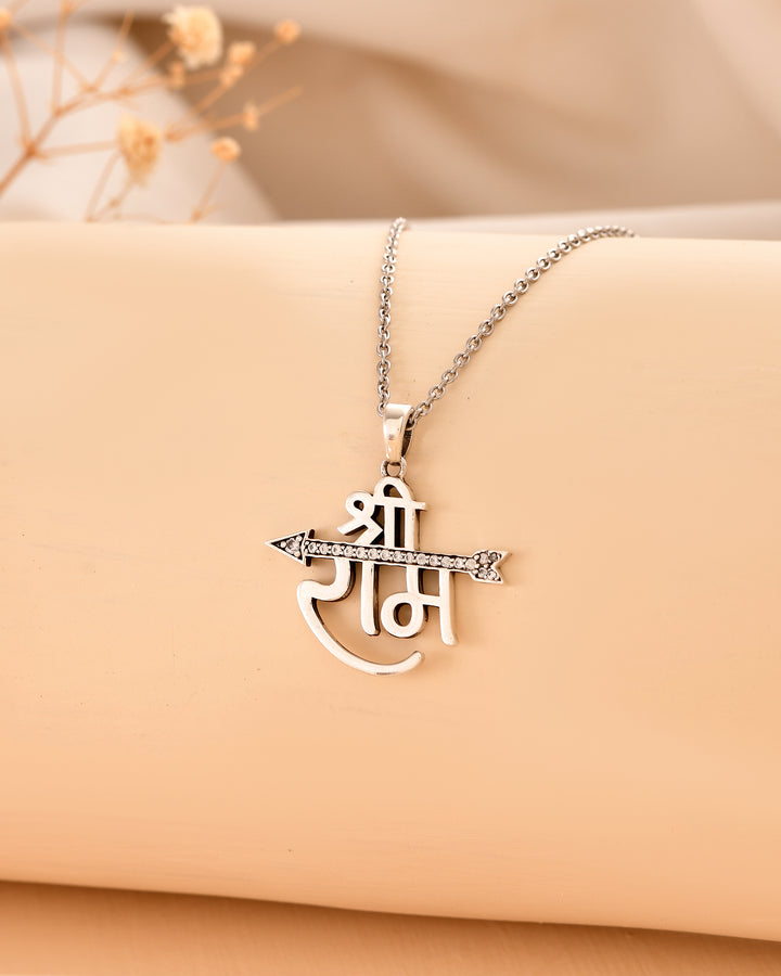 Shree Ram 925 Silver Pendant