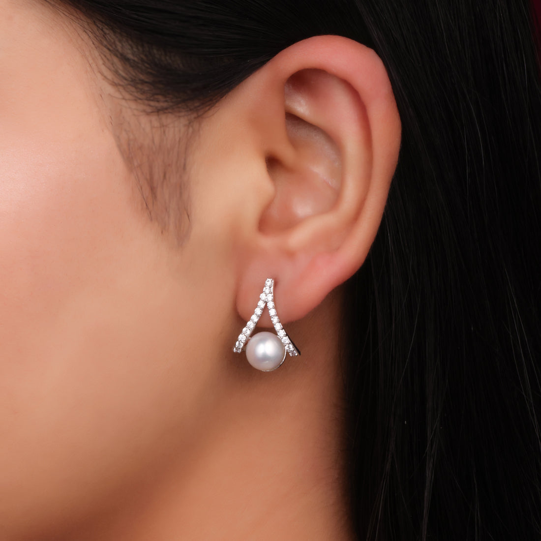 Pearl Stud Earrings