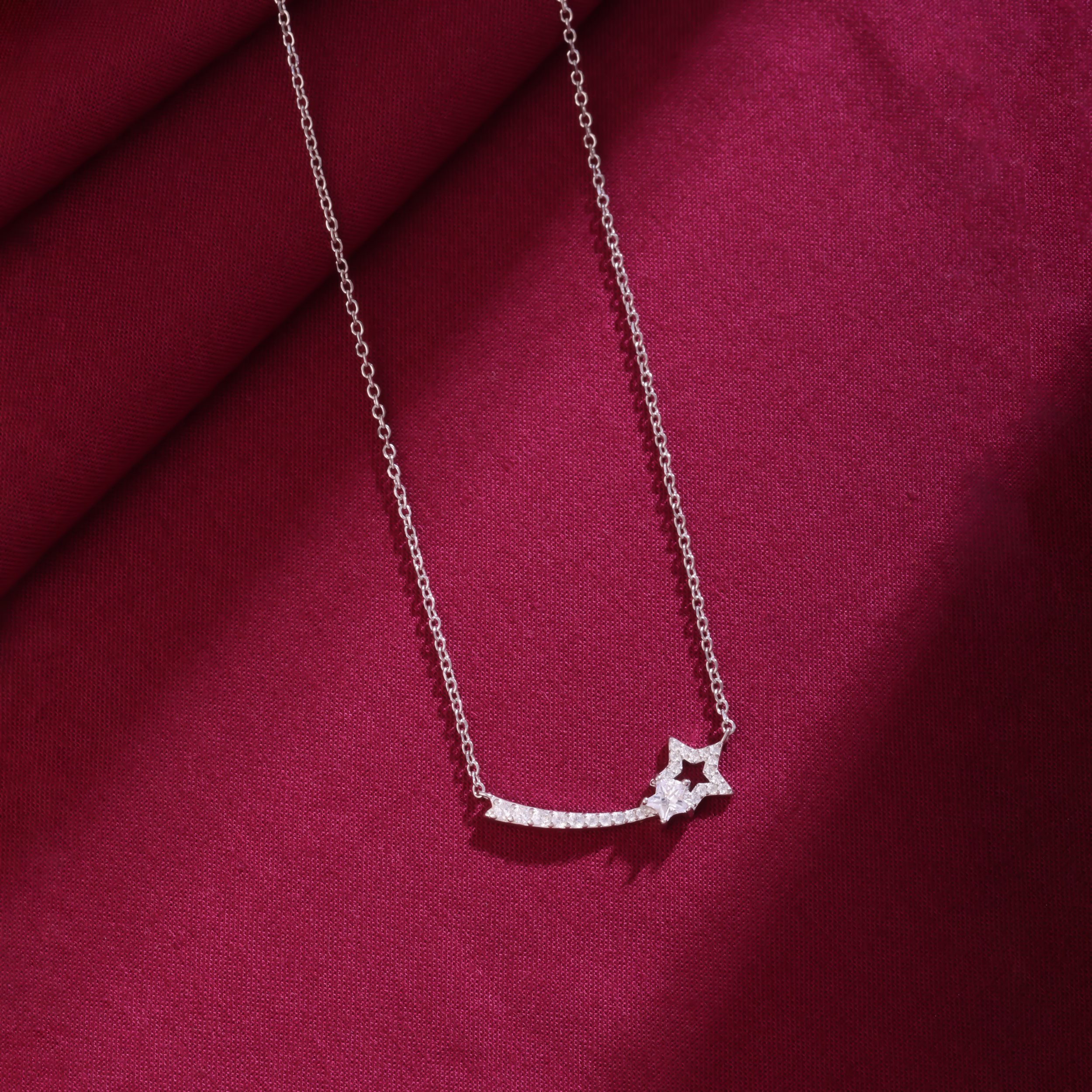 Twinkle Star Duo Chain Pendant