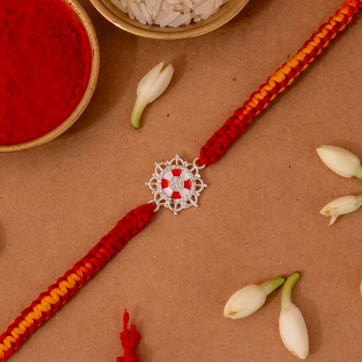 Aaradhya 925 Silver Rakhi