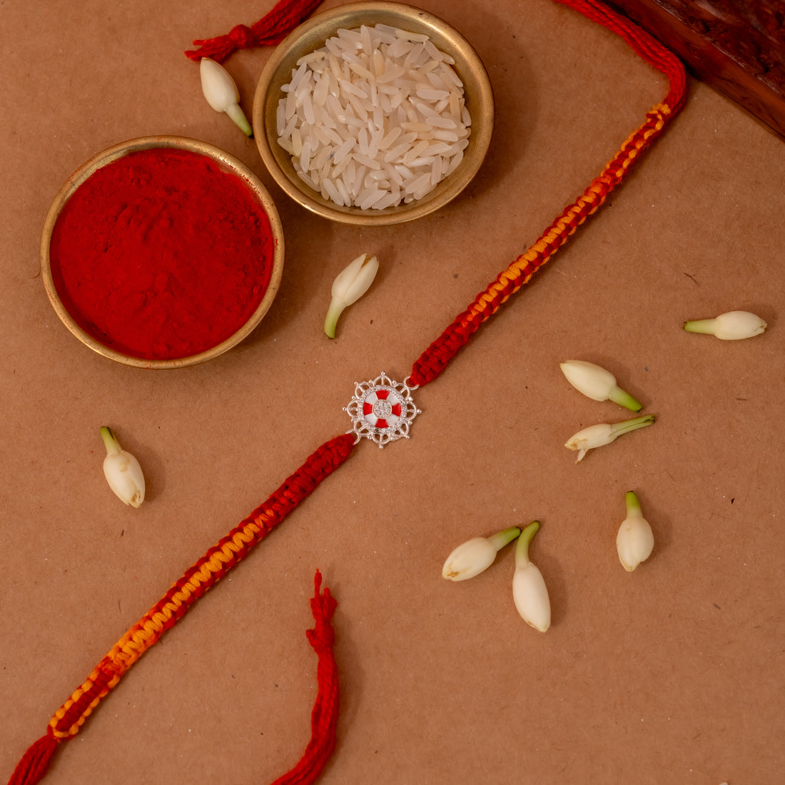 Aaradhya 925 Silver Rakhi