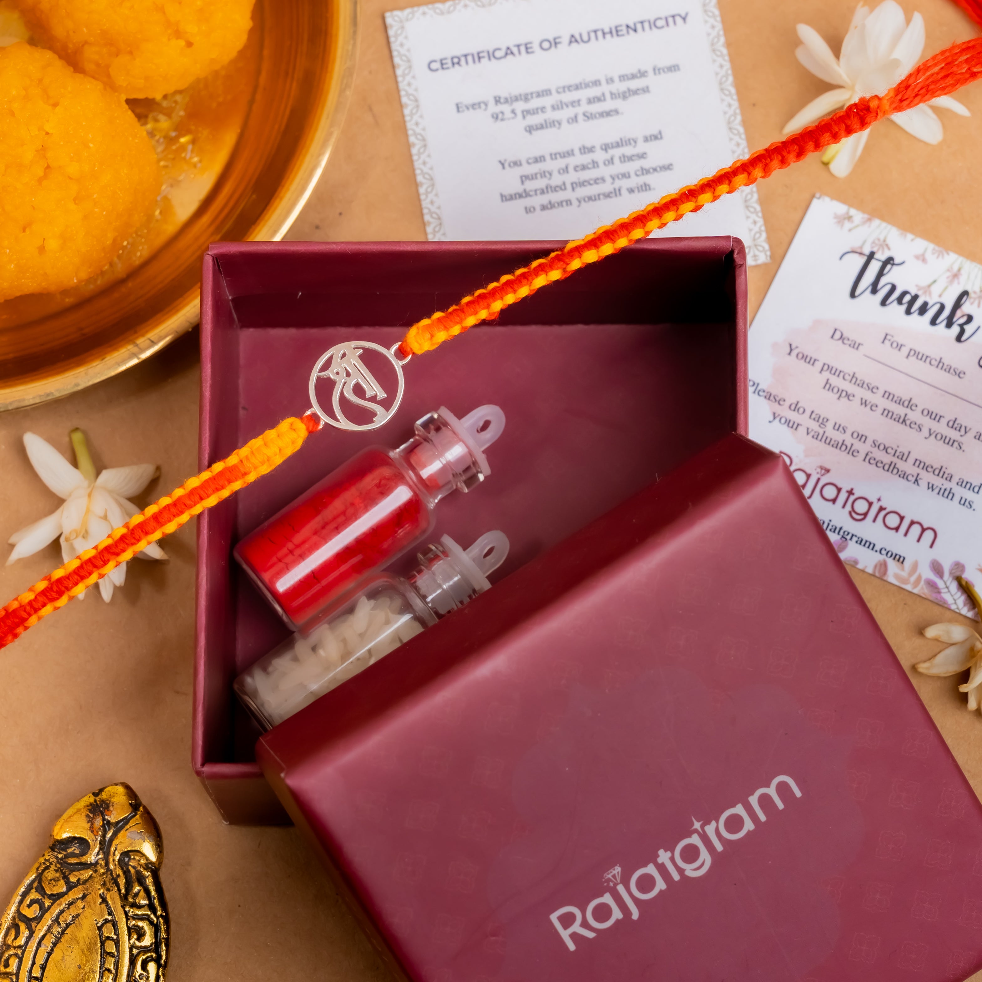 Shree Symbol 925 Silver Rakhi