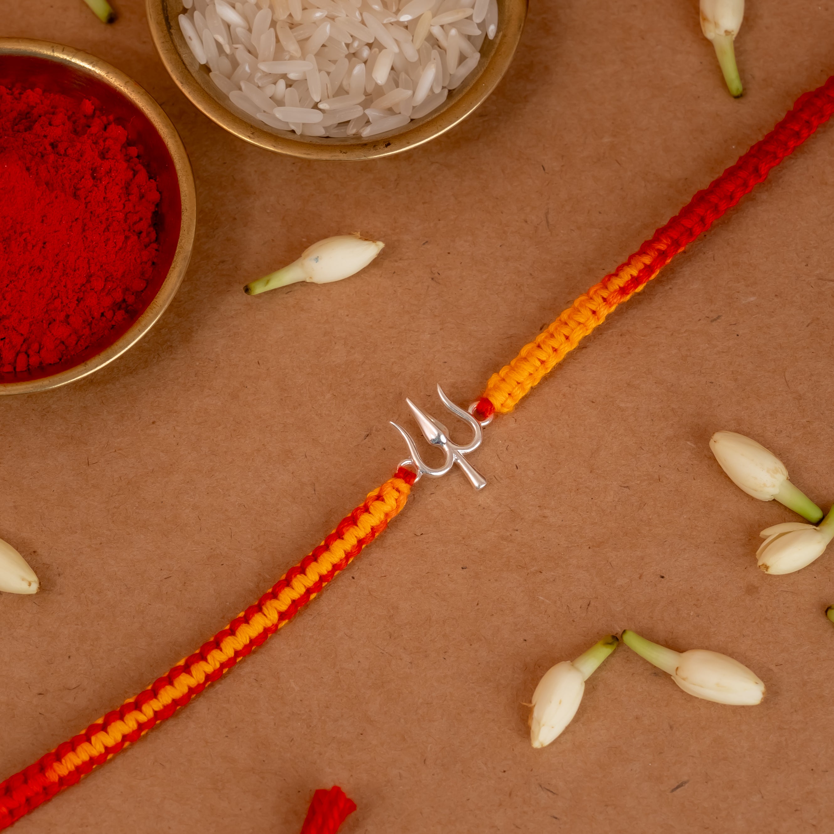 Trishul 925 Silver Rakhi