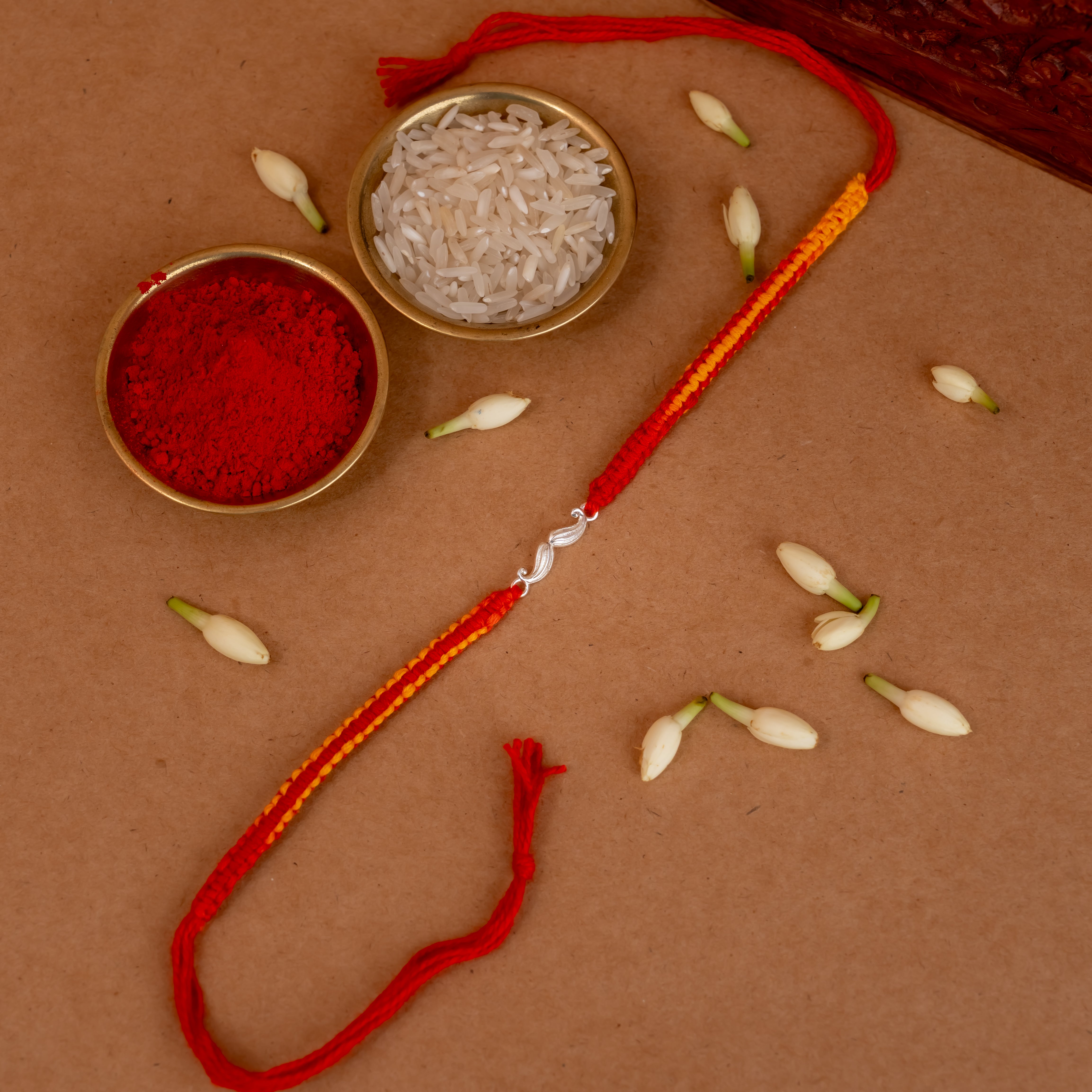 Royal Mustache 925 Silver Rakhi