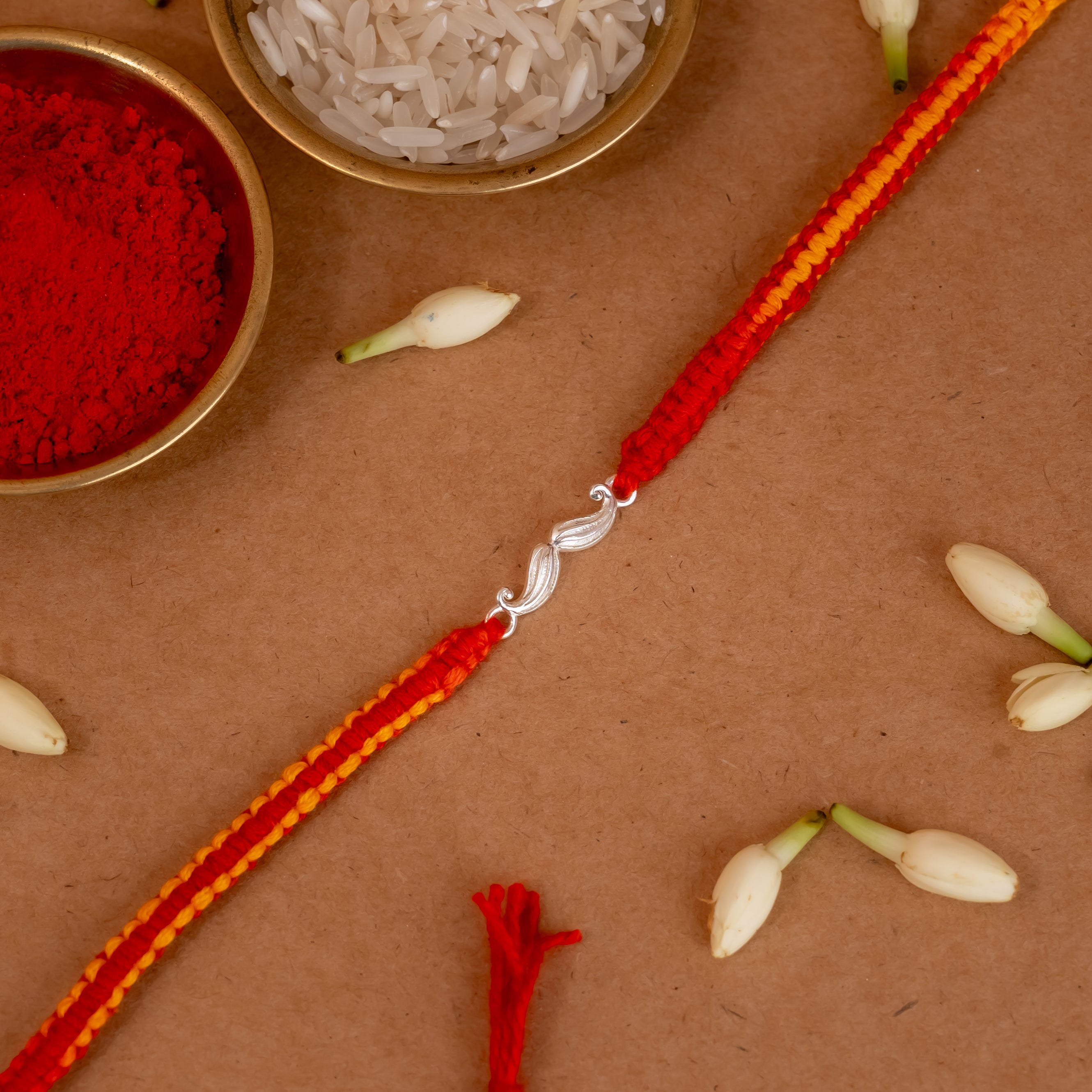 Royal Mustache 925 Silver Rakhi