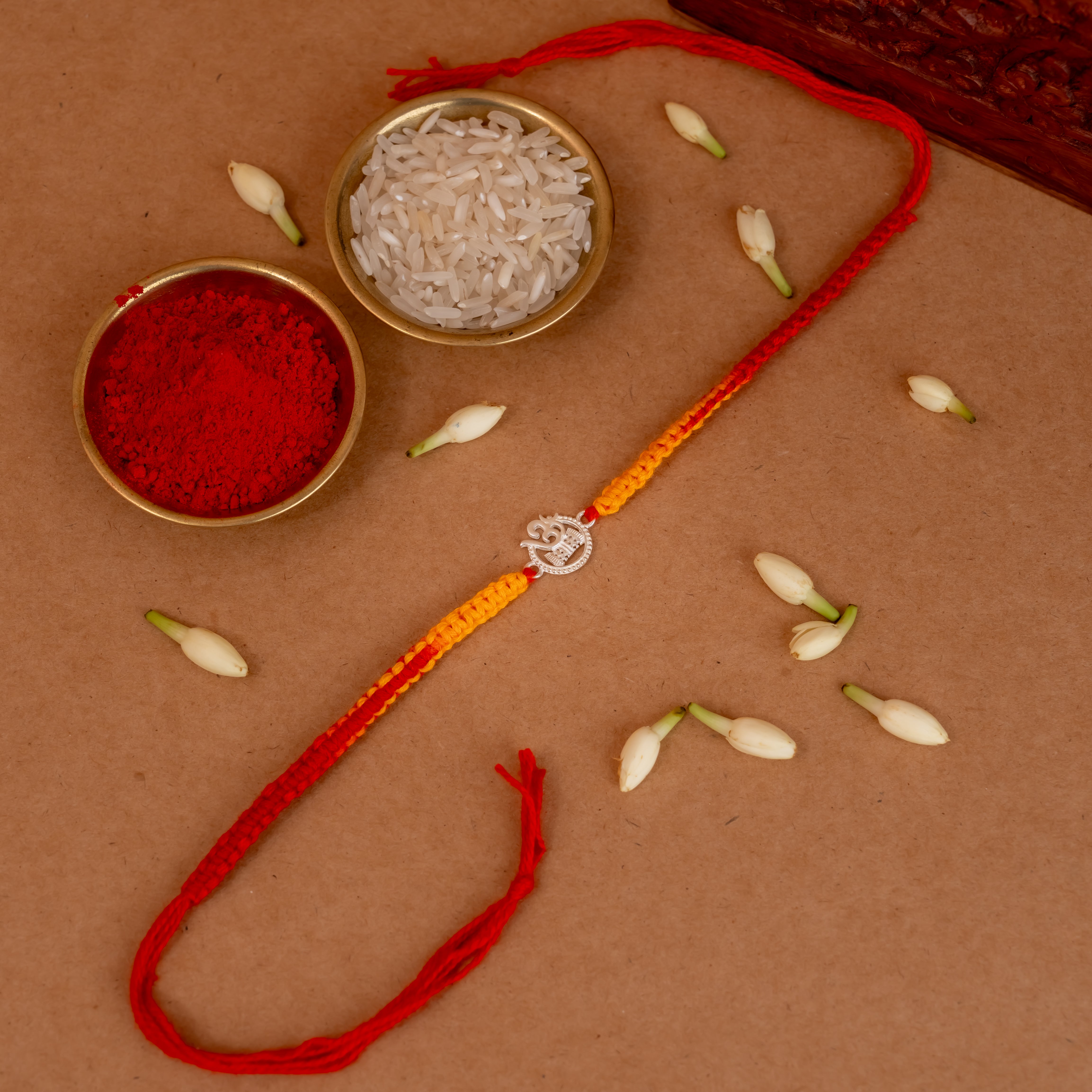 Divine OM 925 Silver Rakhi