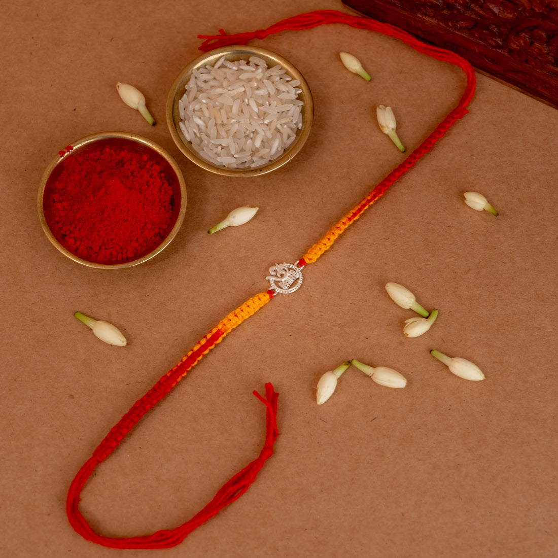 Divine OM 925 Silver Rakhi