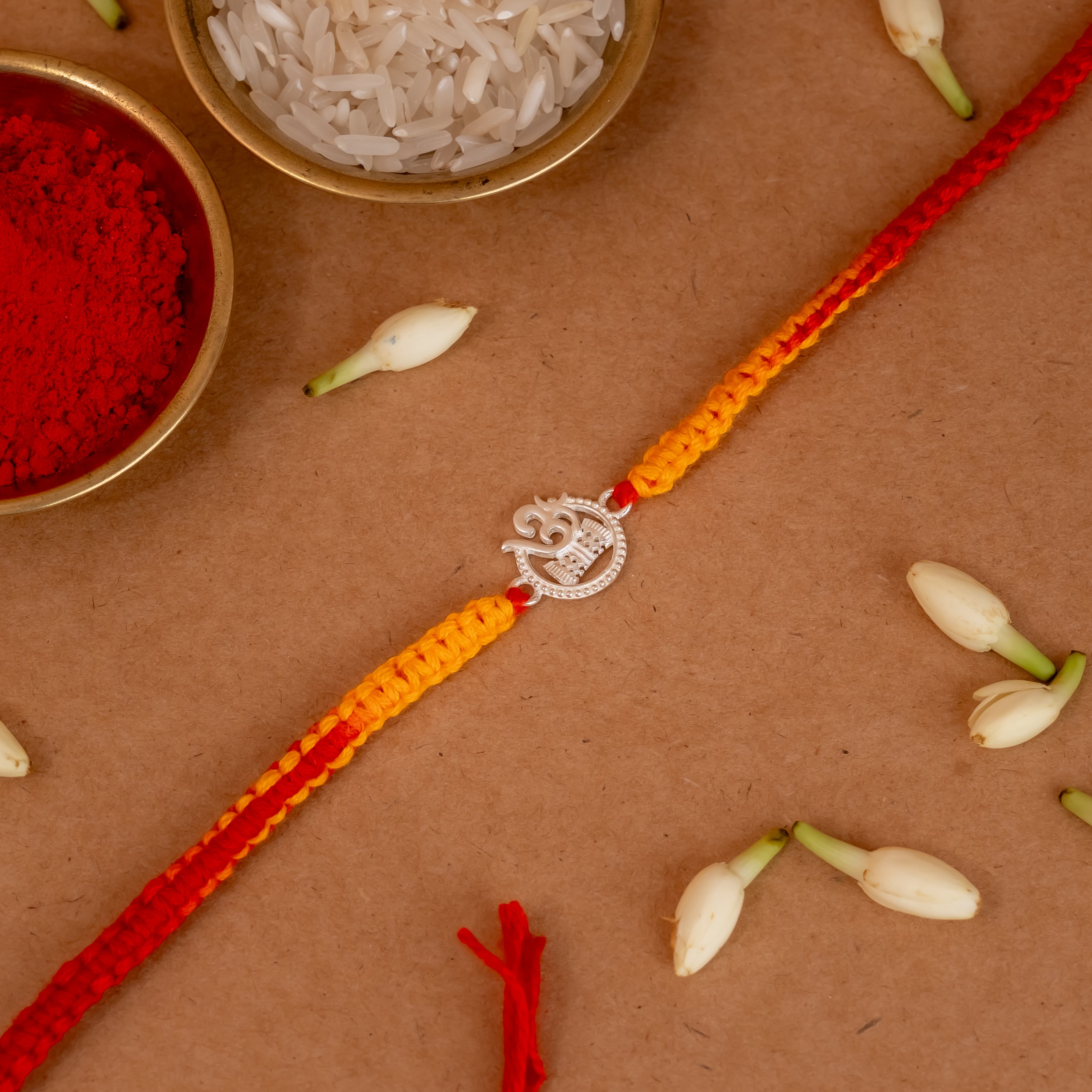 Divine OM 925 Silver Rakhi