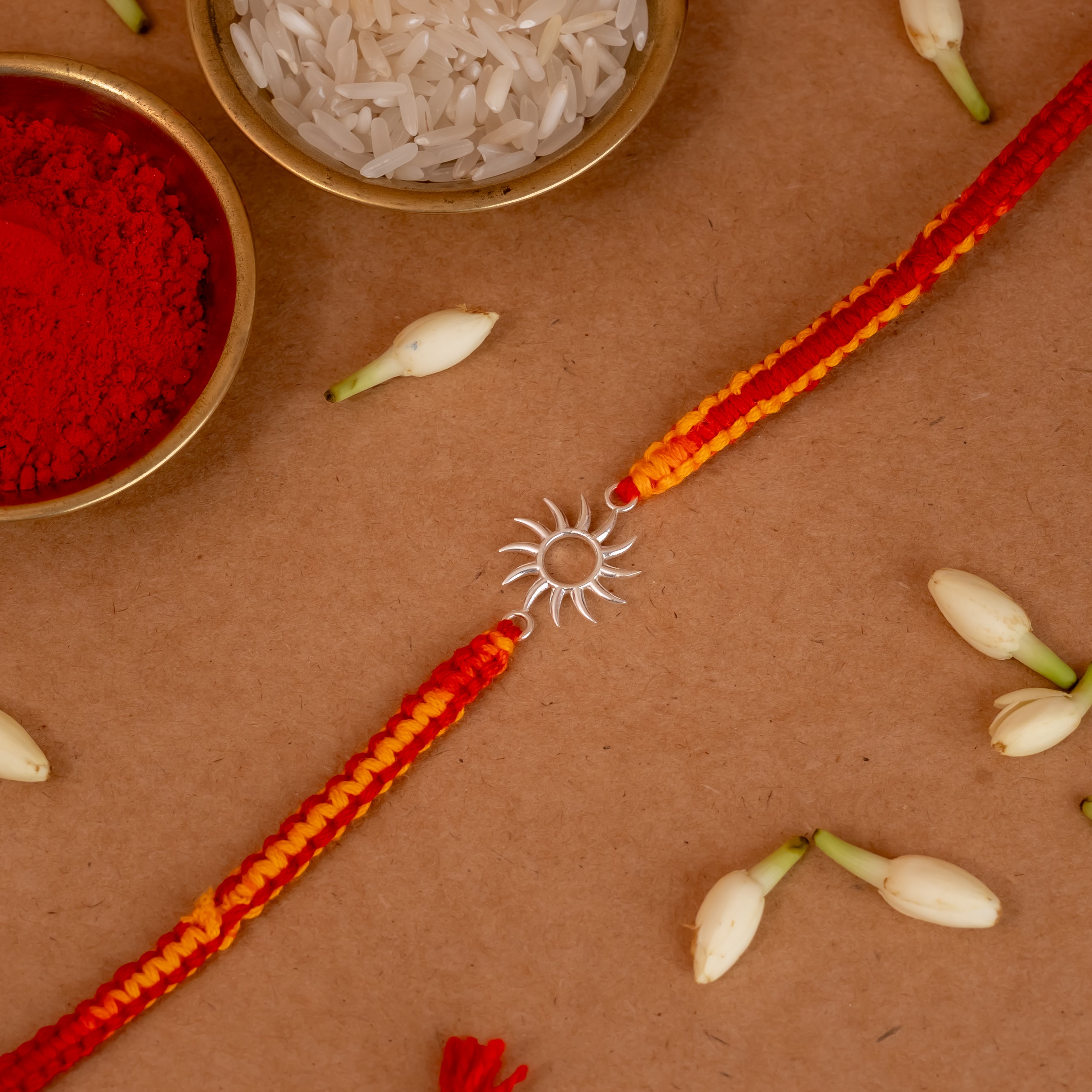 Surya 925 Silver Rakhi