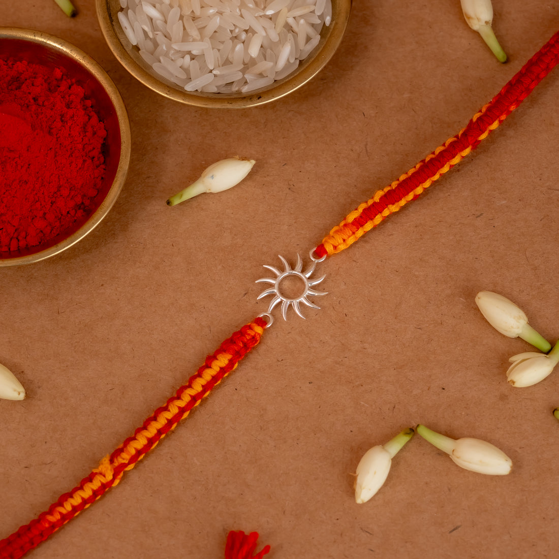 Surya 925 Silver Rakhi