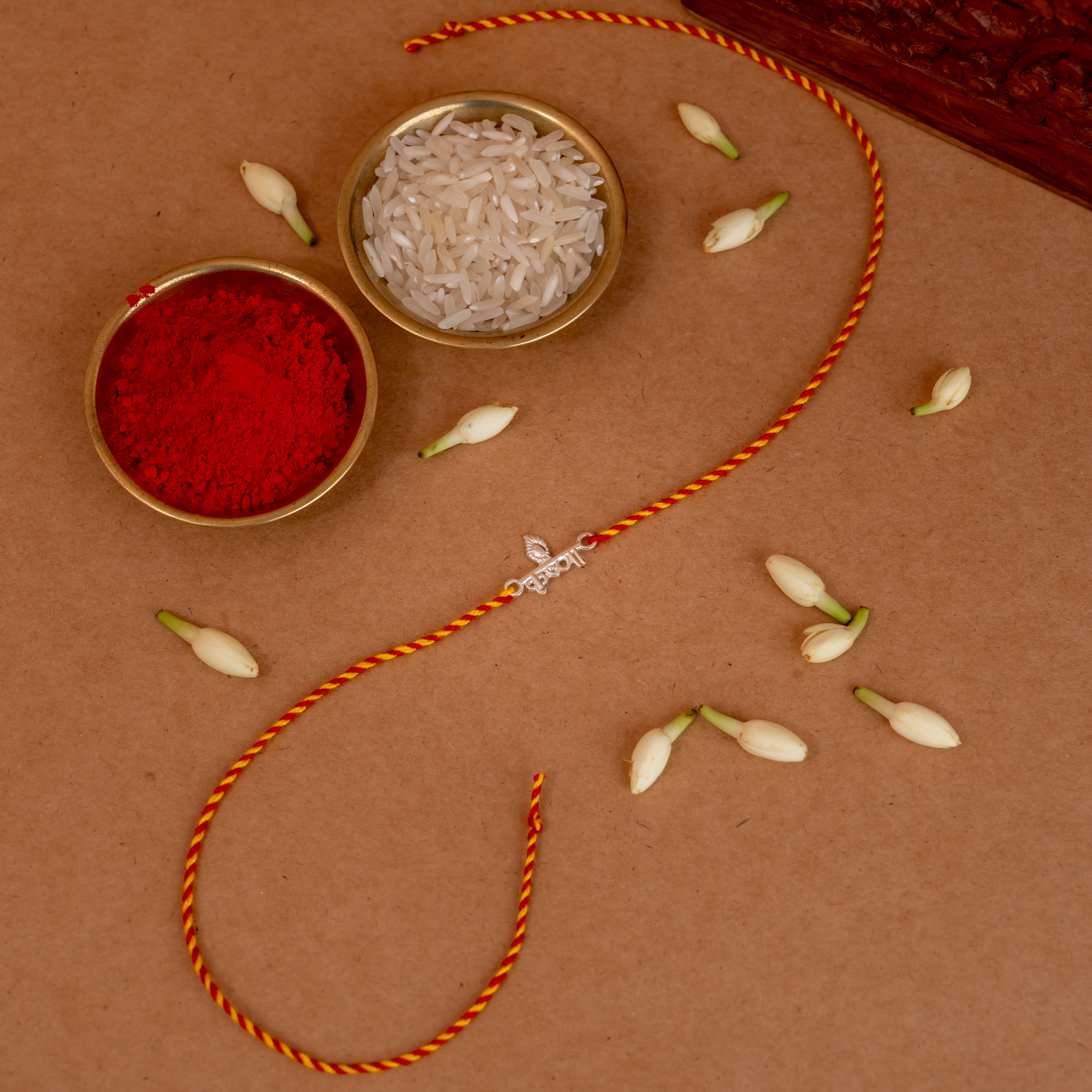 Divine krishna 925 Silver Rakhi