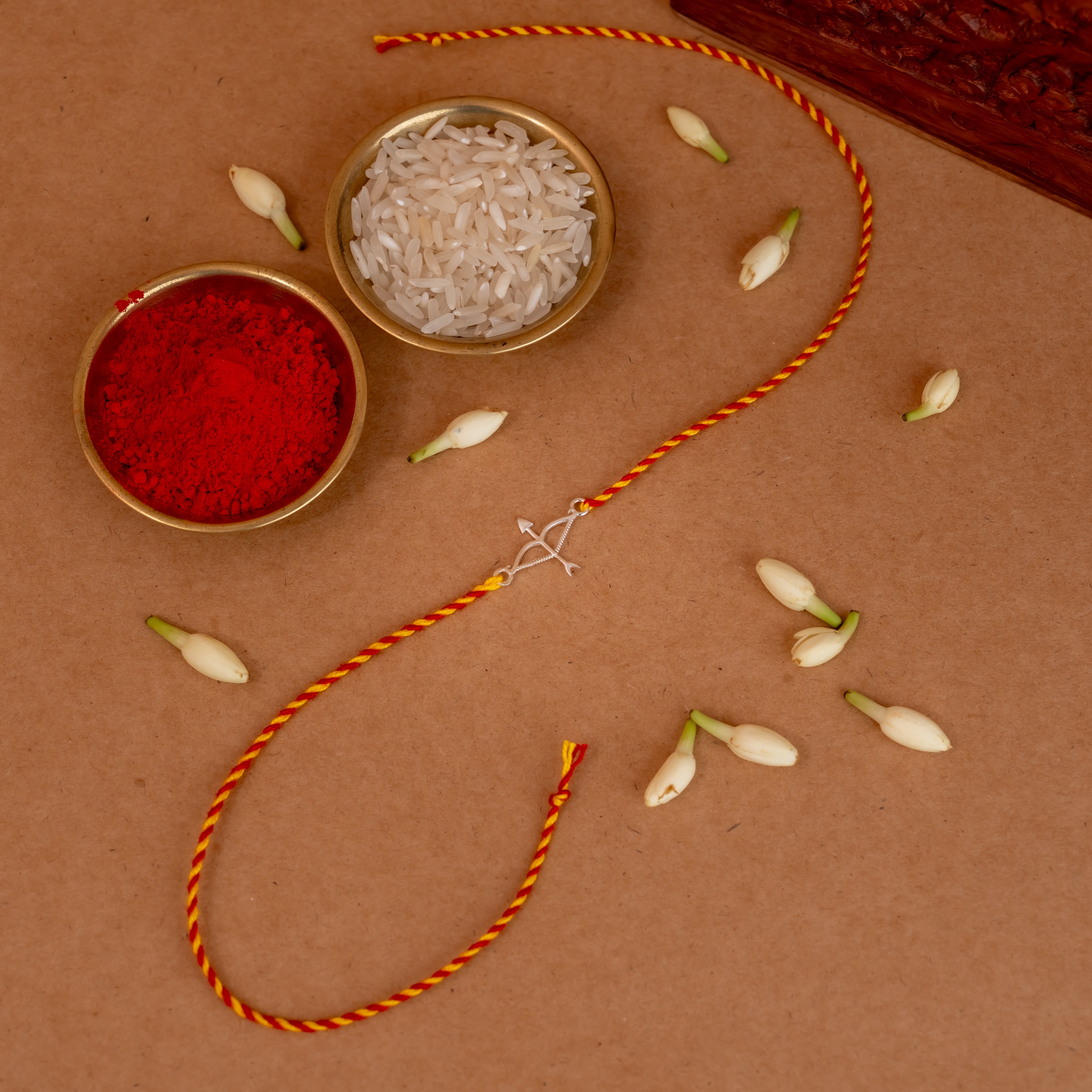 Shree Ram Dhanush 925 Silver Rakhi