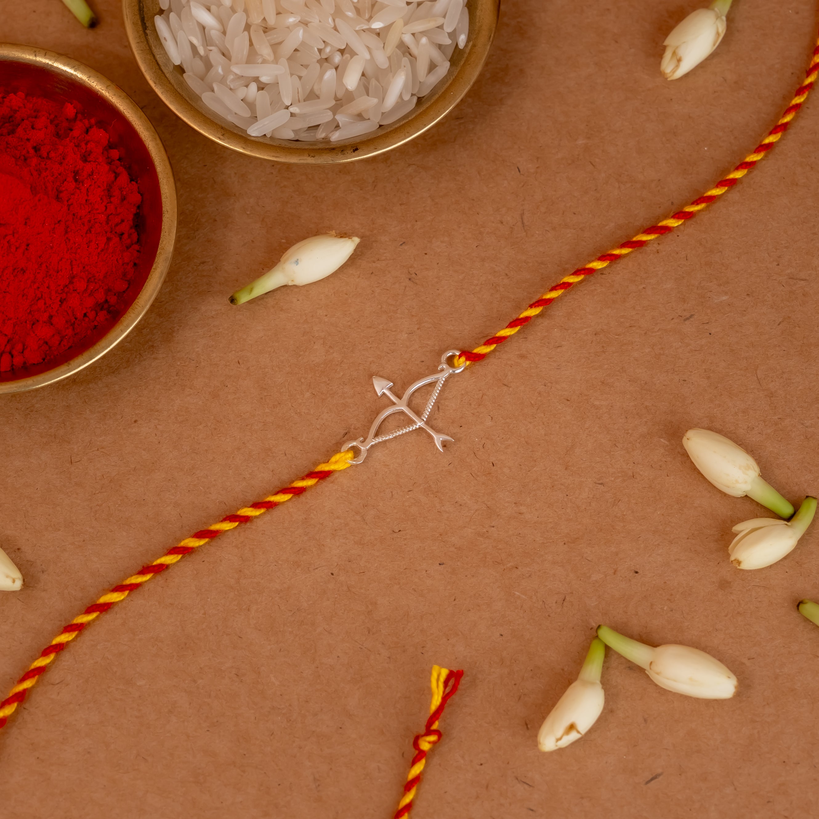 Shree Ram Dhanush 925 Silver Rakhi