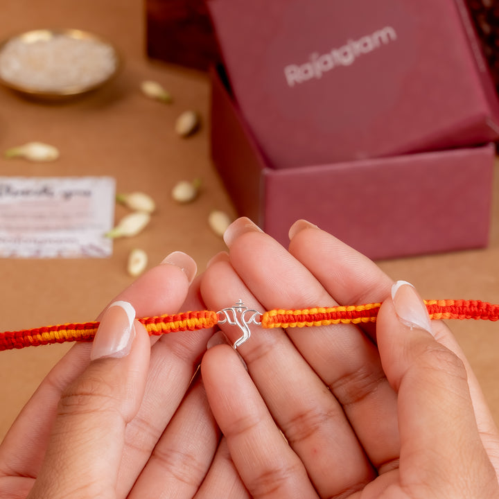 Vinayak 925 Silver Rakhi