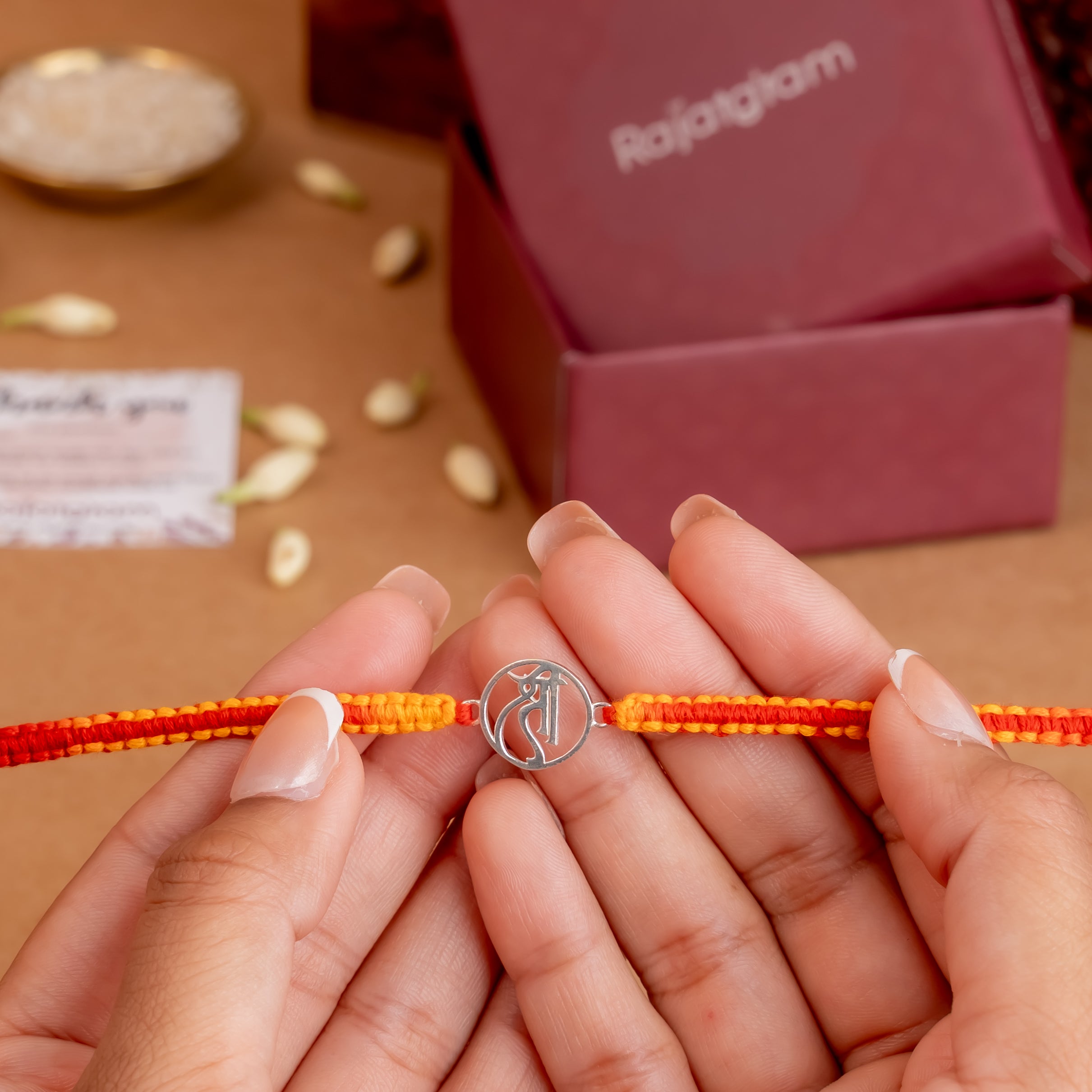 Shree Symbol 925 Silver Rakhi