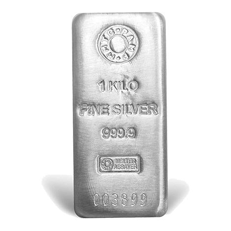 (999.9+) Purest 1kg Casted Silver Bar